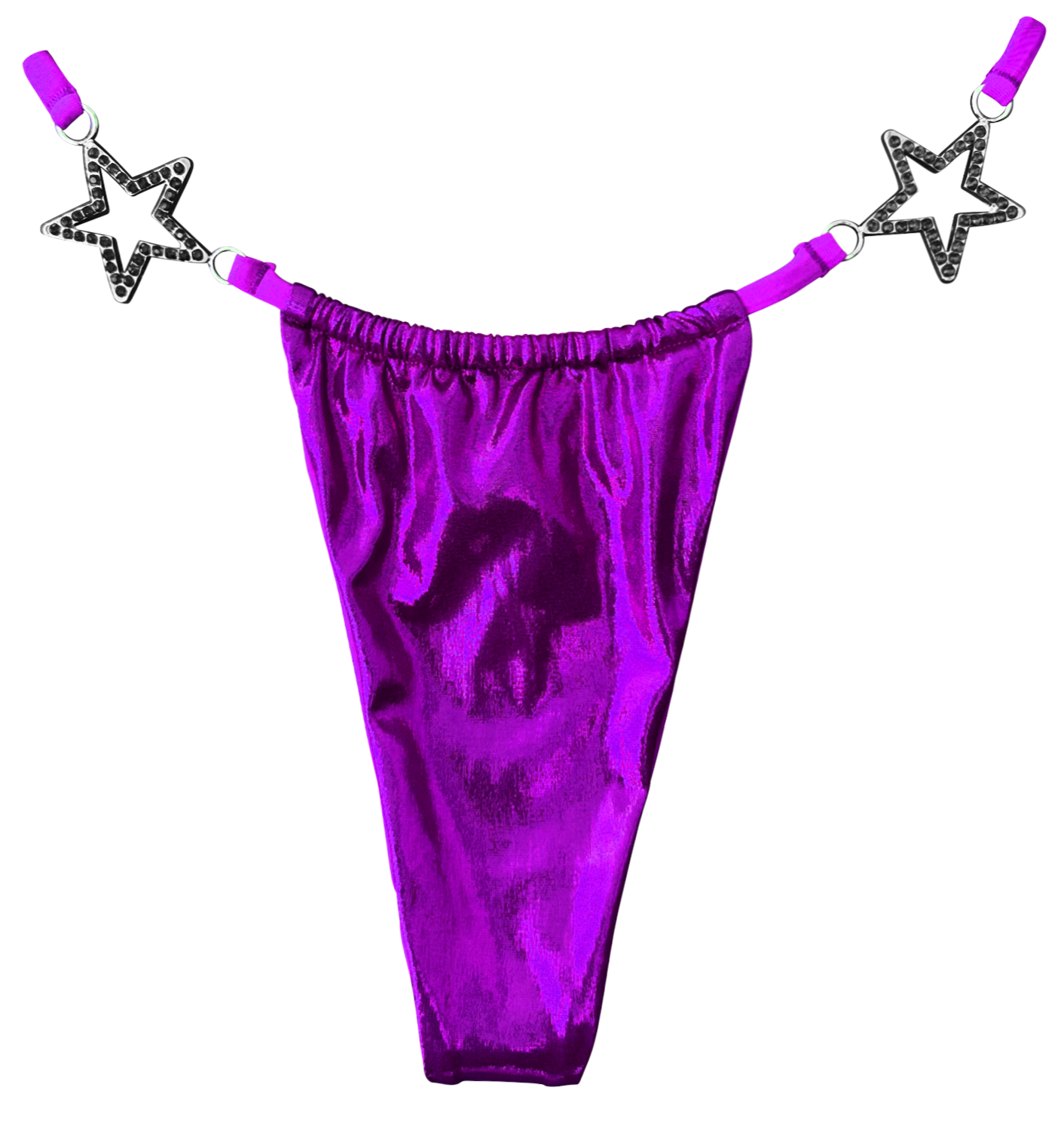 Purple Charmed Bikini Bottom