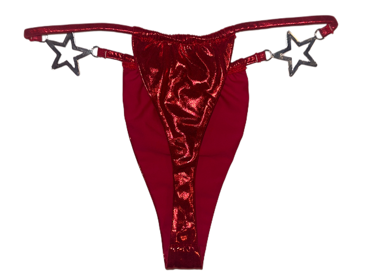 Red Charmed Bikini Bottom