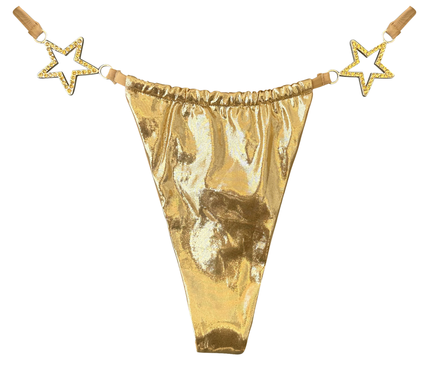 Gold Charmed Bikini Bottom