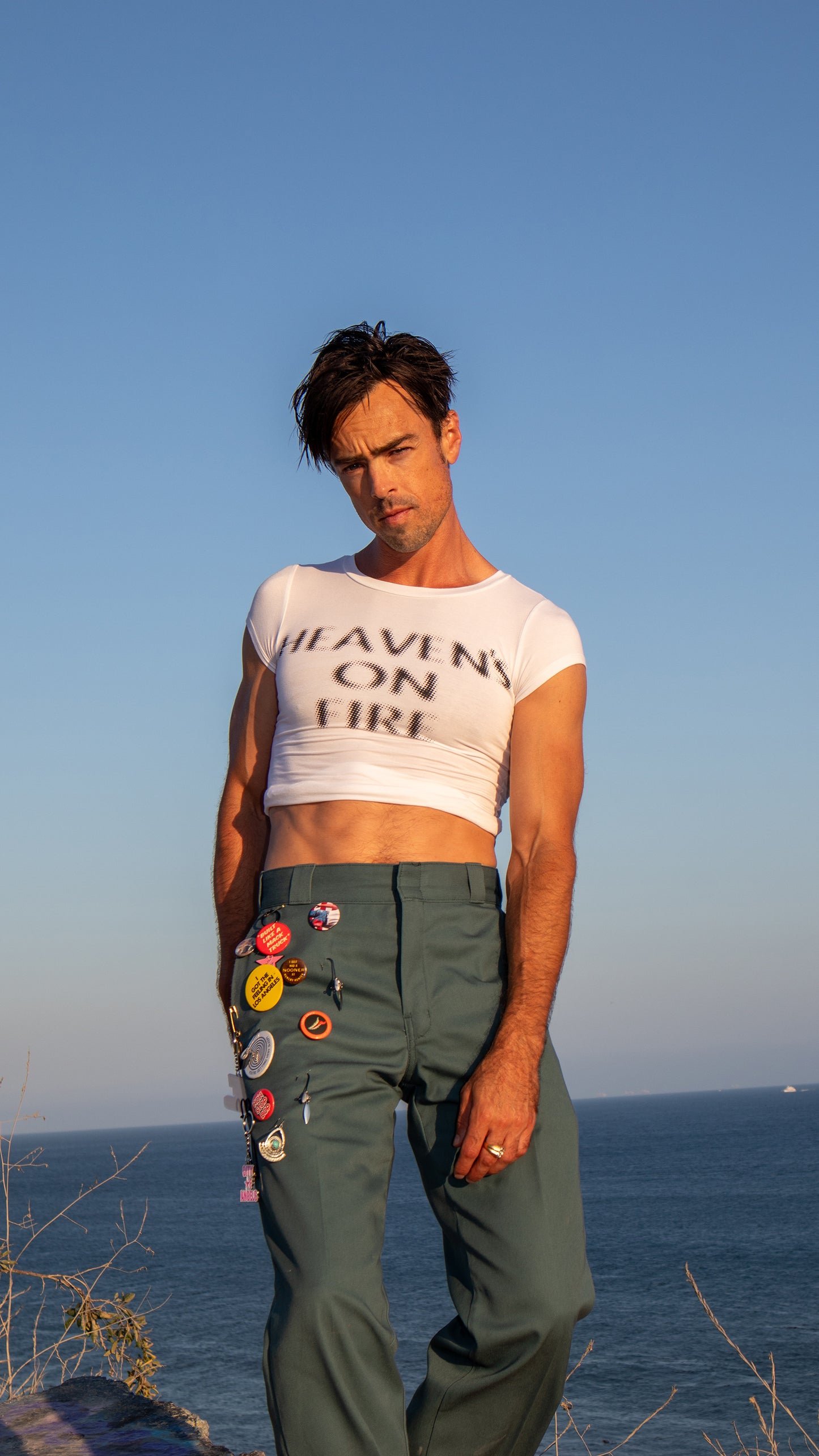 Heaven’s On Fire Baby Tee