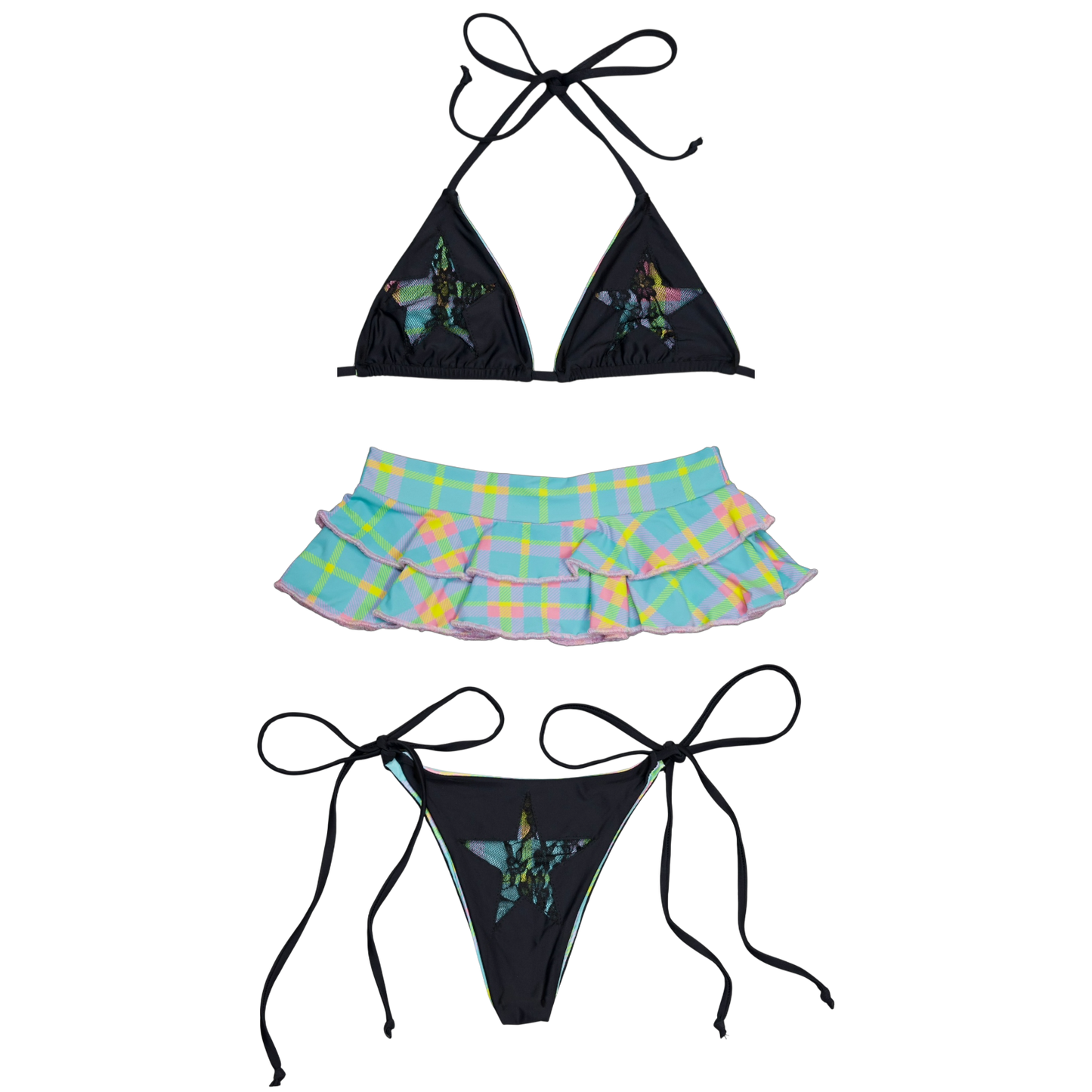 Plaid Micro Skirt