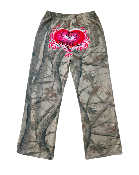 Hearted Camo Sweatpants