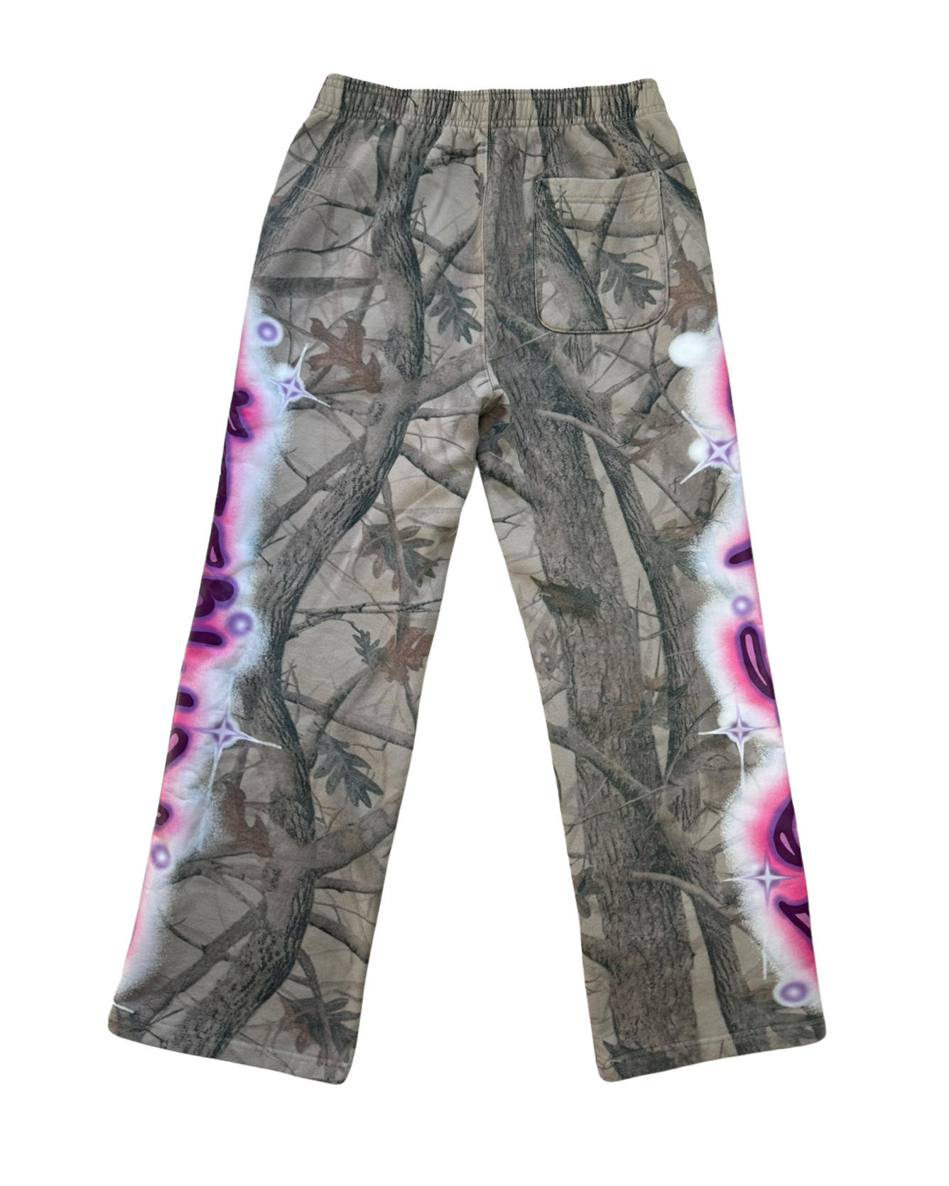 Scripted Camo Sweatpants