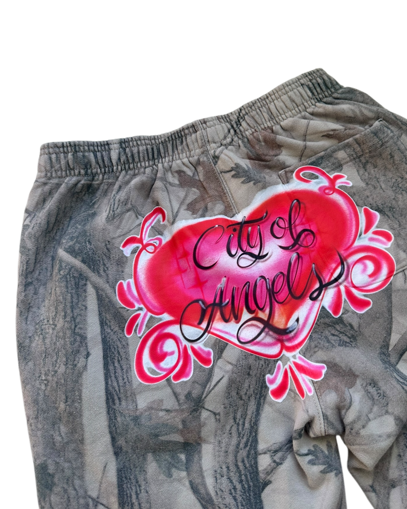 Hearted Camo Sweatpants