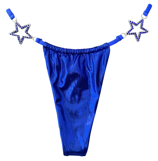 Blue Charmed Bikini Bottom