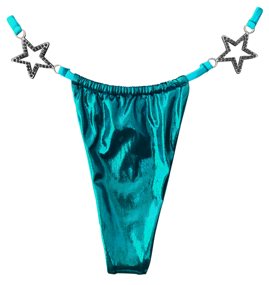 Green Charmed Bikini Bottom
