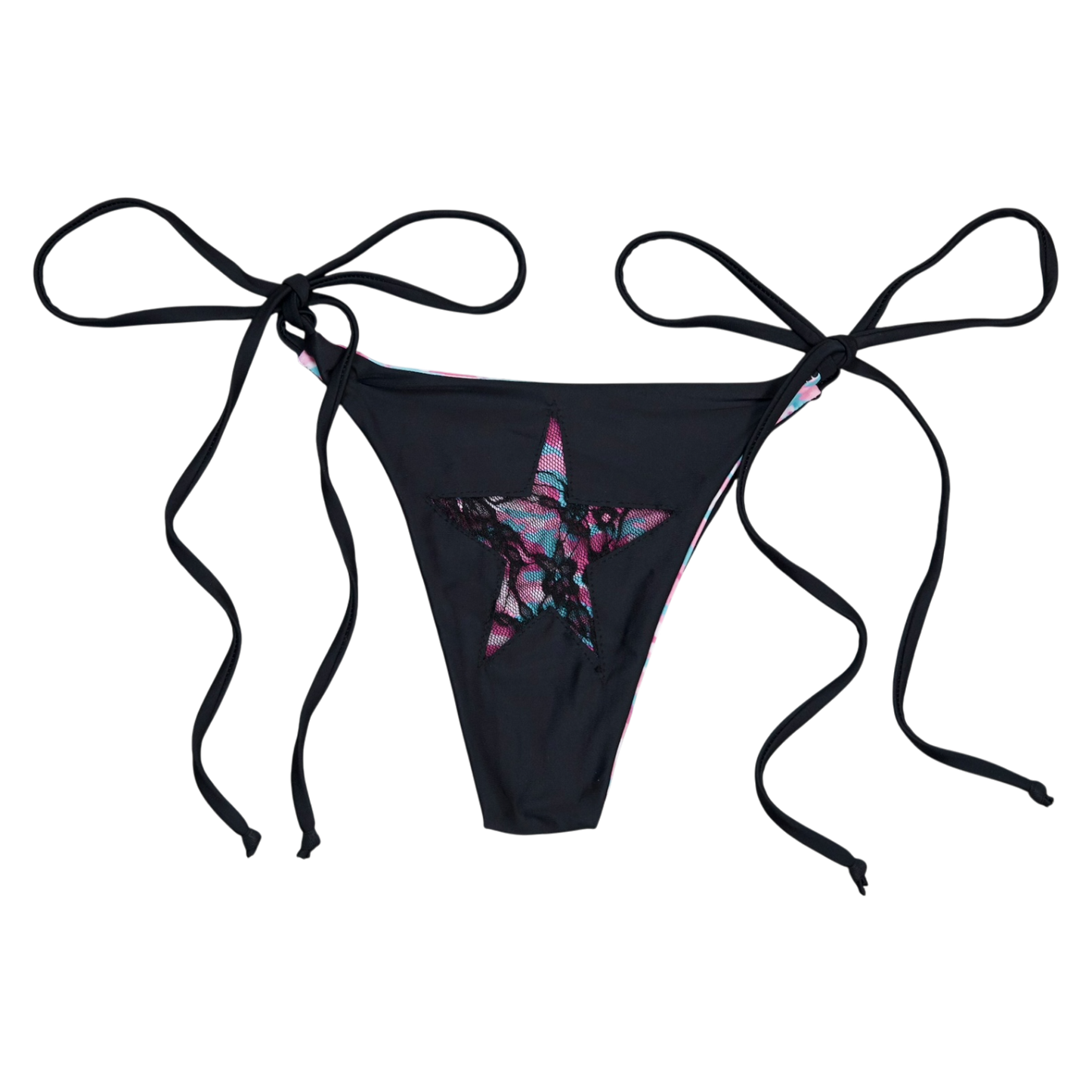 Camo Laced Bikini Bottom