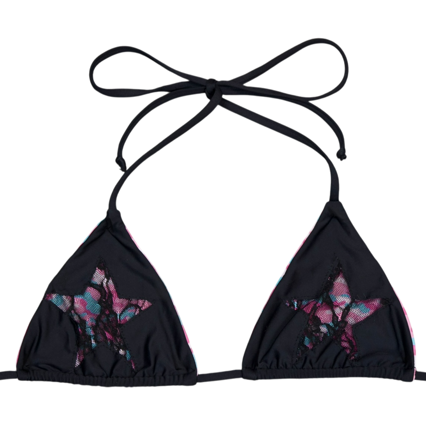 Camo Laced Bikini Top