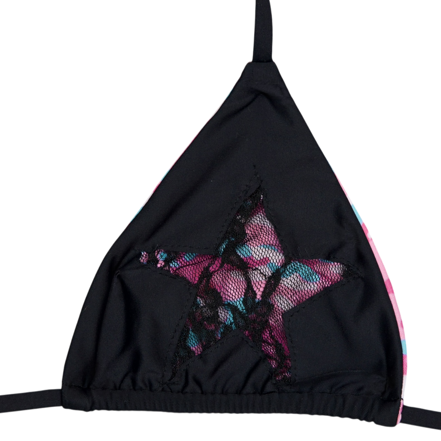 Camo Laced Bikini Top