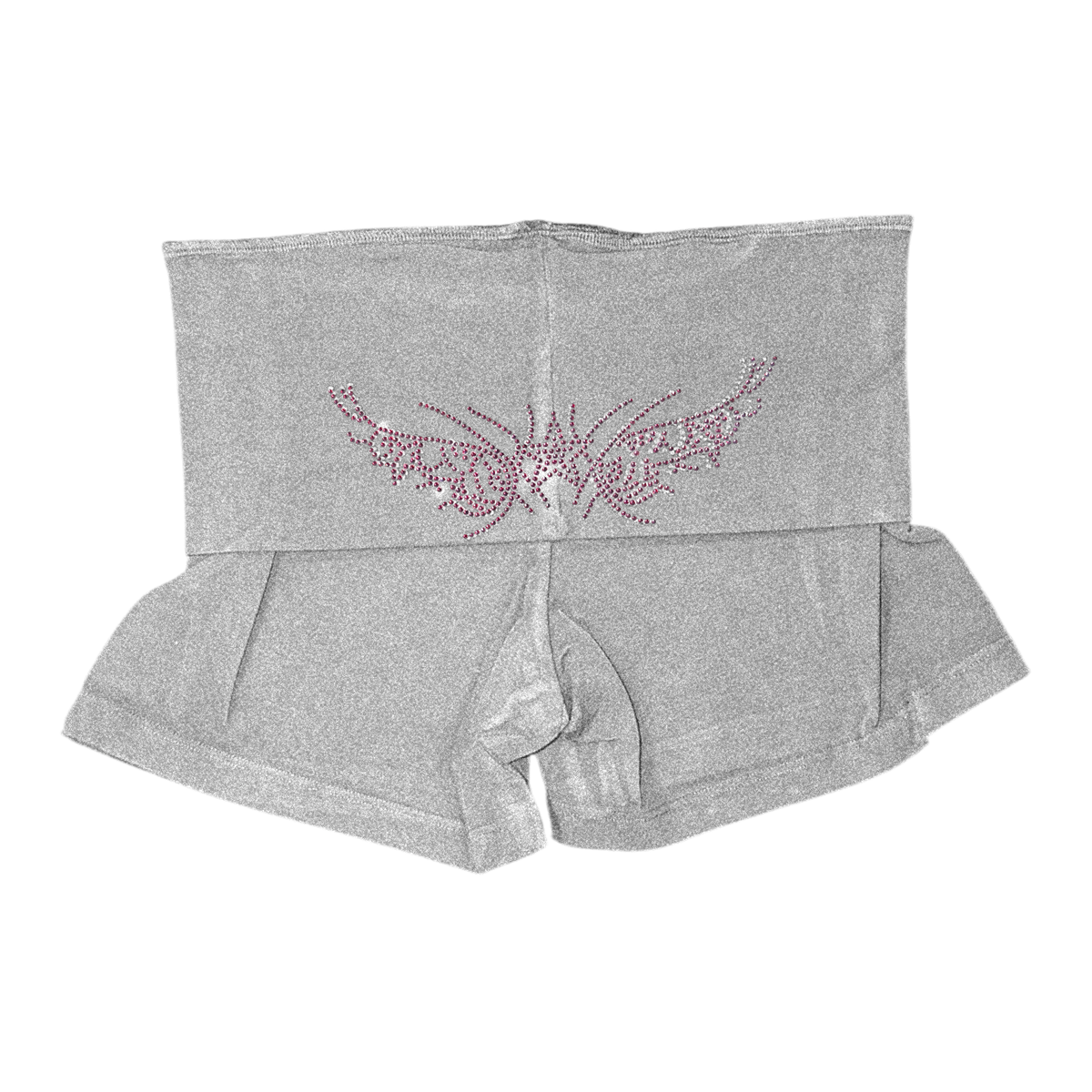 Stamped Fold Over Shorts