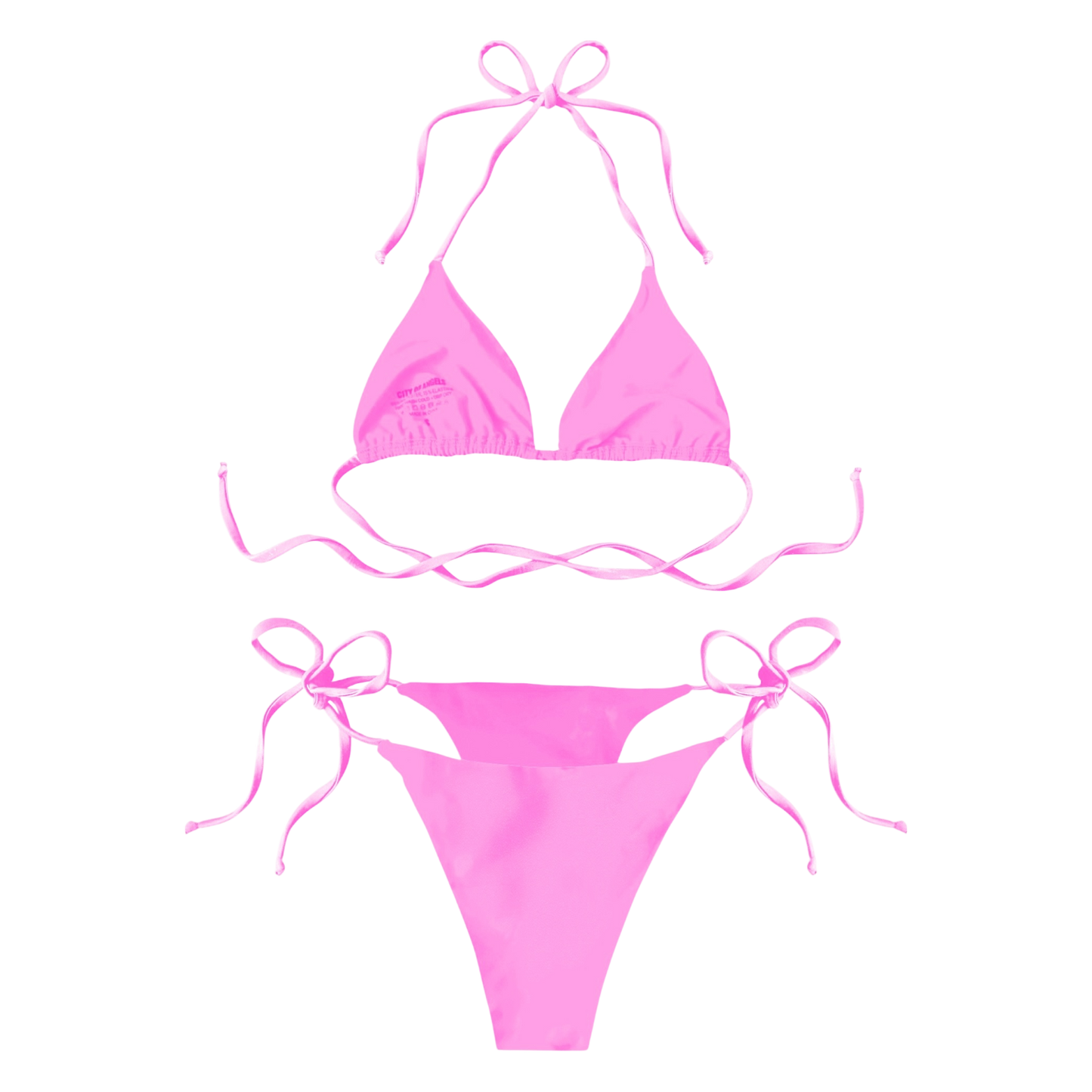 Pink Laced Bikini Bottom