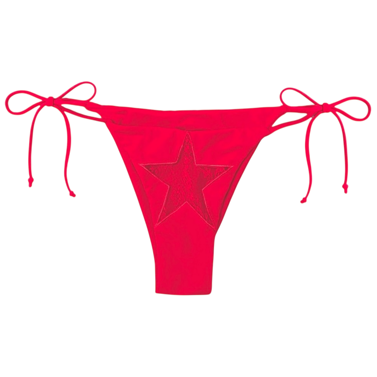 Red Laced Bikini Bottom