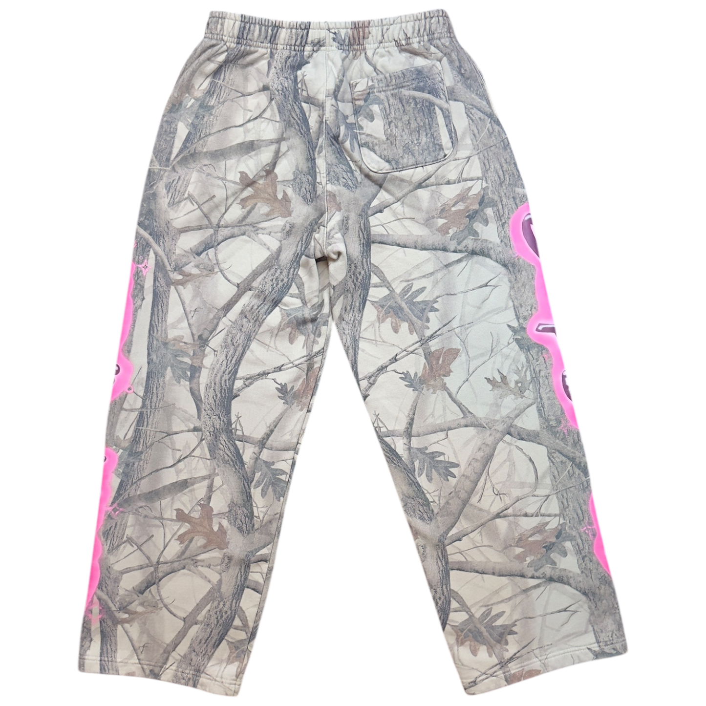 Scripted Camo Sweatpants