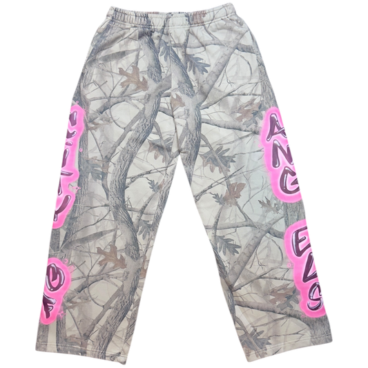 Scripted Camo Sweatpants