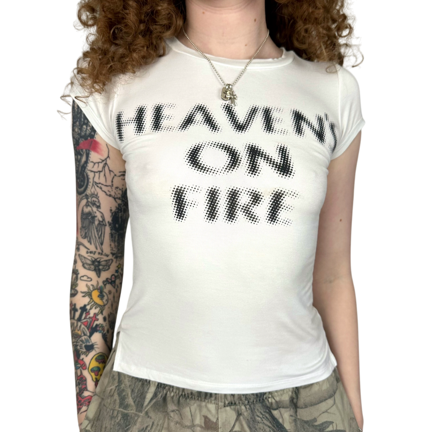 Heaven’s On Fire Baby Tee